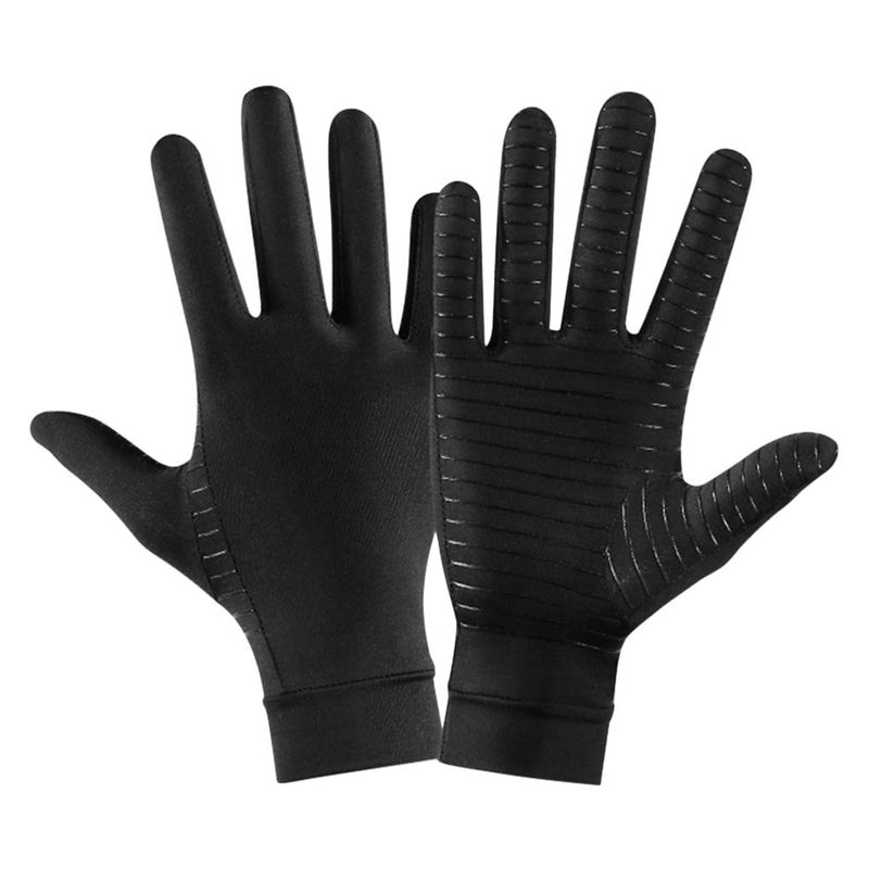 IPENNY Cumputer gloves Fingerless Arthritis Gloves Grip Compression Gloves for Rheumatoid, Joint Symptoms, Raynauds-Increase Circulationï¼ŒPain-relief, Free-injury, Warm-up